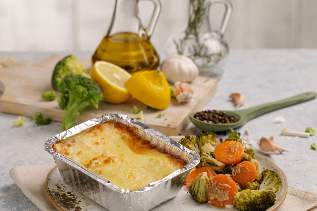 Veggie Lasagna con Brócoli y Zanahoria al Horno