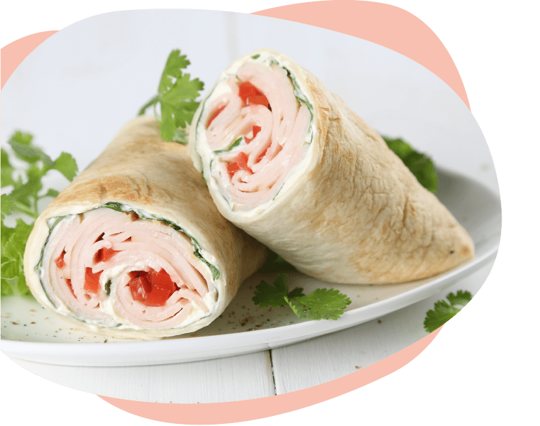 Wrap de jamón y queso en Recetas Pietrán